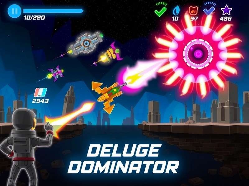 Deluge Dominator Game Screenshot